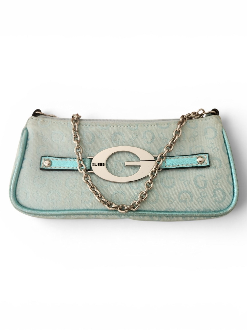 Petit sac sur chaîne Guess Baby Blue – Vintage Y2K 💙✨